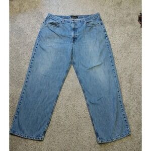 Vintage Axist 42x30 Blue Jeans Relaxed Fit Old School Denim Retro Baggy Loose